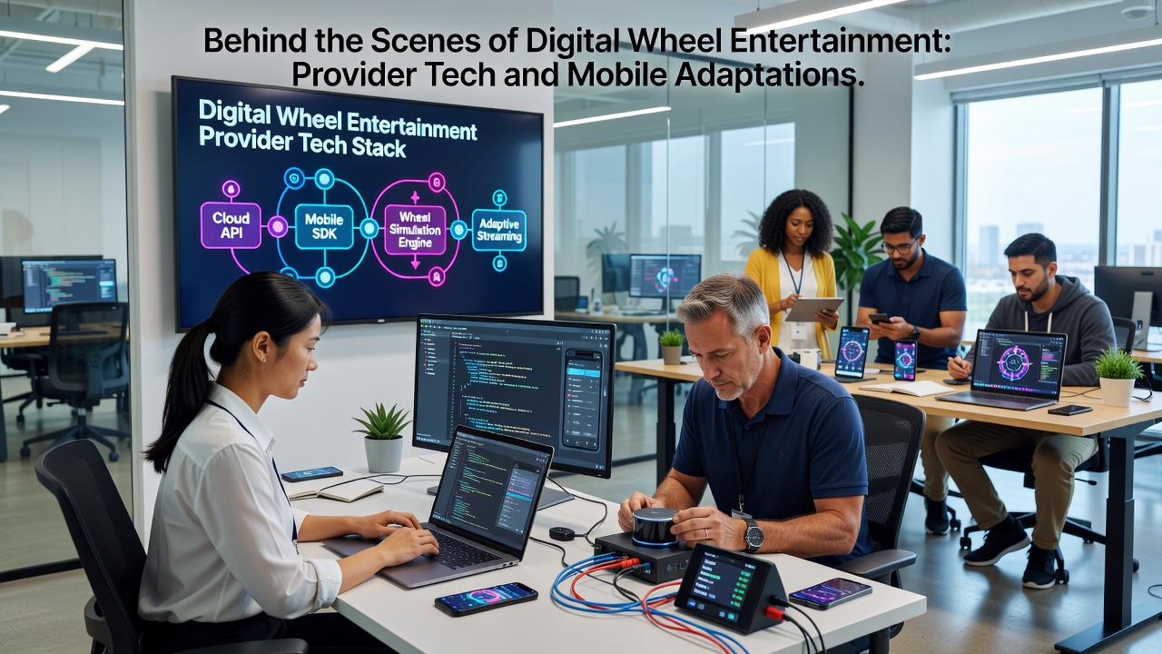 Behind-the-scenes view of digital roulette wheel technology and provider servers