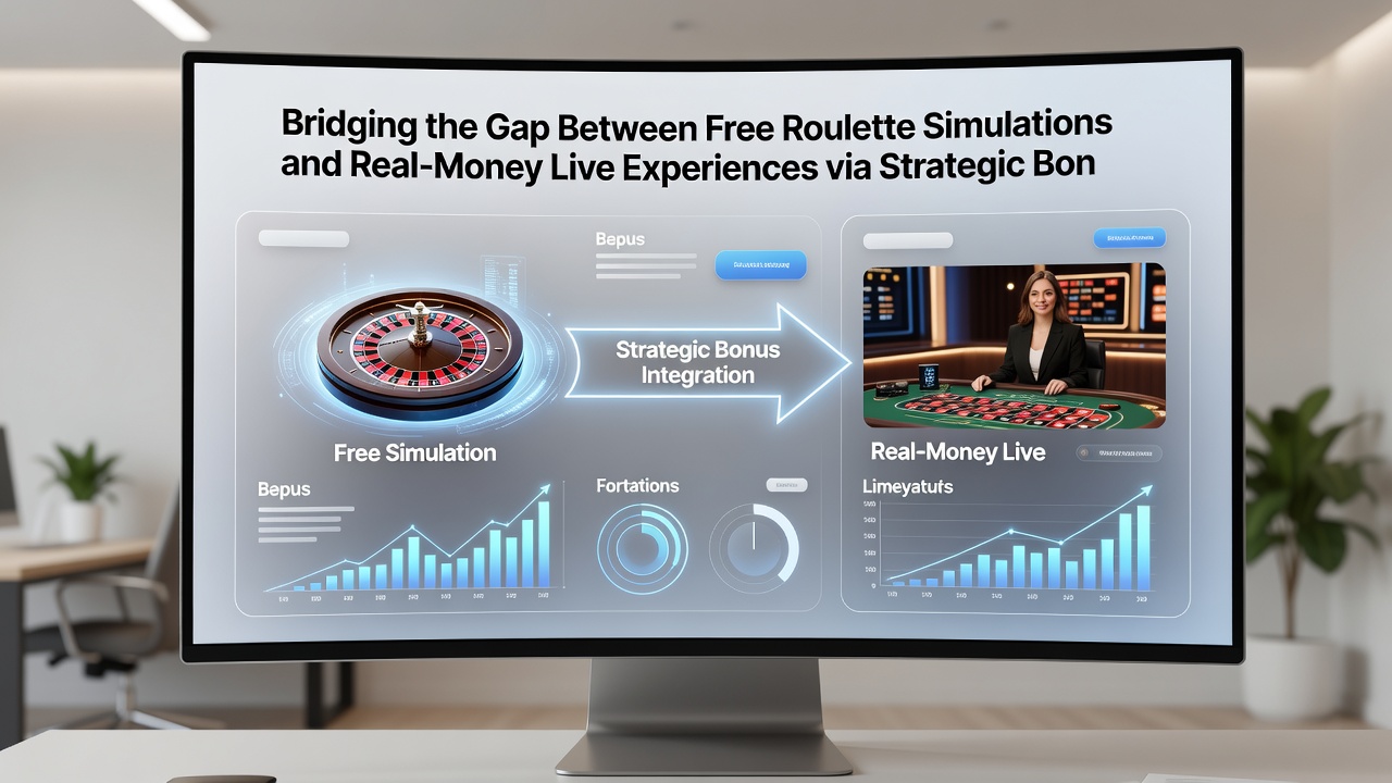 Live roulette table with bonus overlay graphics