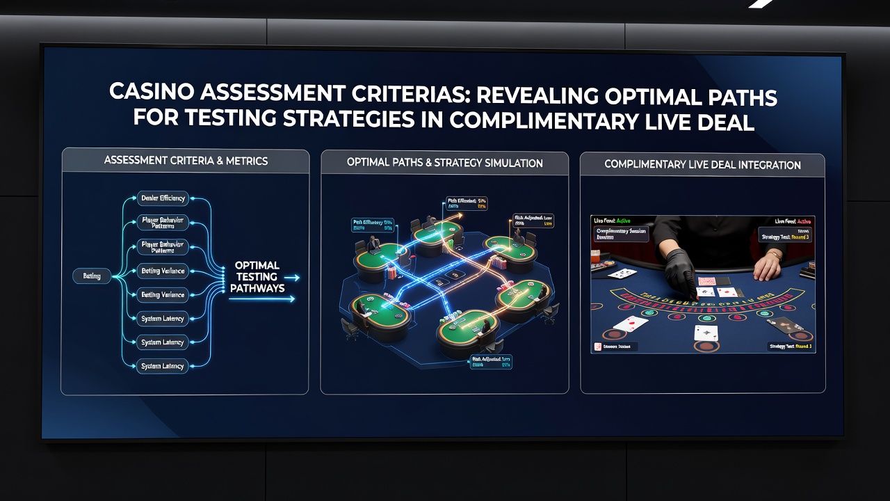 Live dealer simulation interface showing testing metrics and strategy overlays