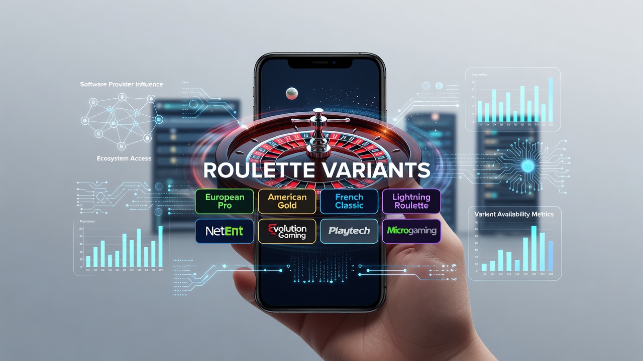 Mobile casino interface showing multiple roulette variants including European and American styles on a smartphone screen