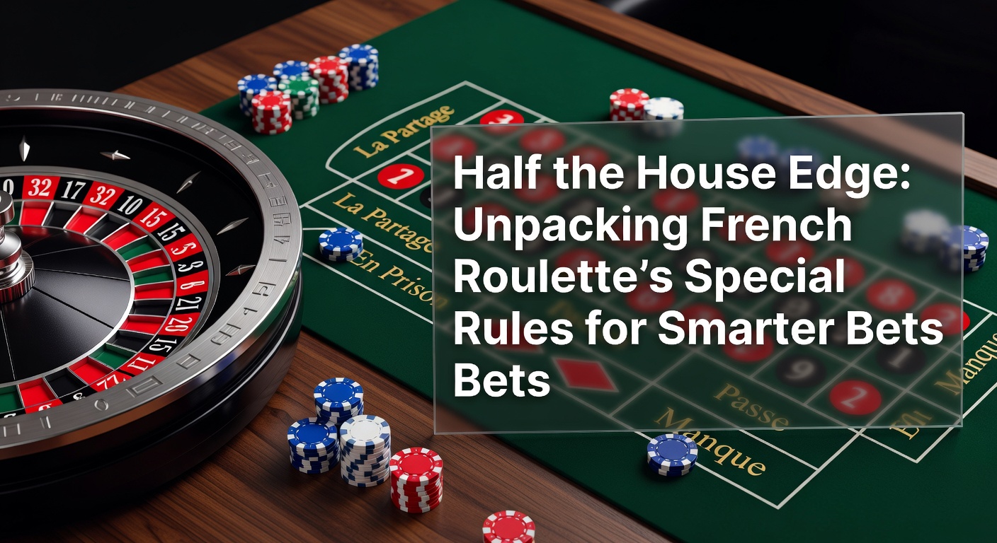 Elegant French Roulette table featuring the distinctive layout with La Partage and En Prison rules marked on the betting cloth