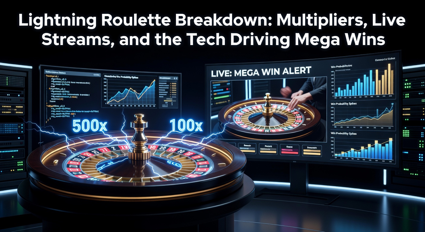 Vibrant Lightning Roulette table with glowing multipliers and live dealer in action, capturing the high-energy atmosphere of the game