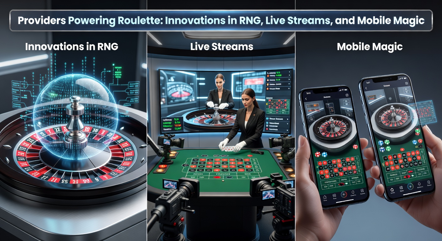 Dynamic roulette wheel spinning under studio lights, showcasing live dealer innovation in a high-tech casino environment