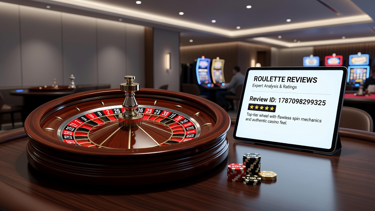 Live dealer roulette table with digital interface elements