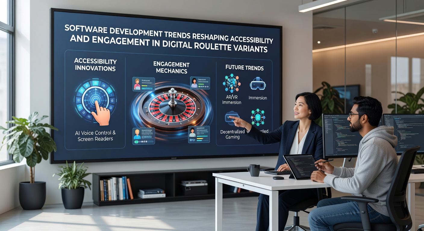 Interactive dashboard showing engagement metrics and accessibility options for digital roulette sessions