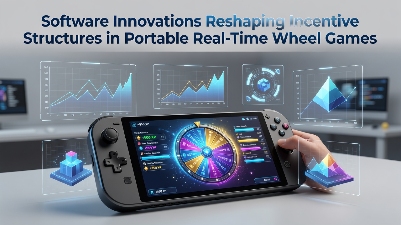 Software dashboard displaying real-time incentive adjustments for portable wheel games