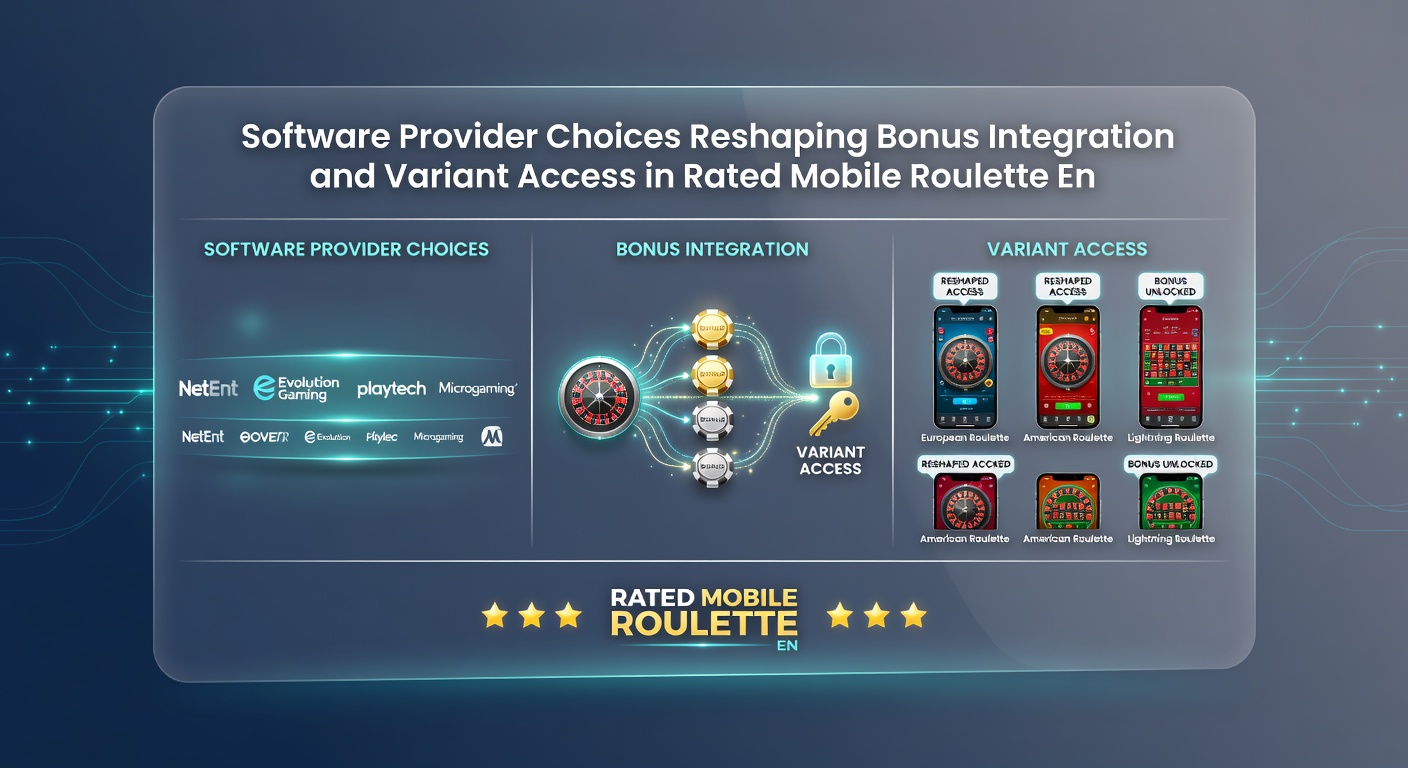 Comparison chart of roulette variants with bonus integration indicators across mobile provider platforms