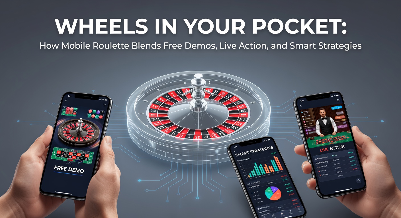 Smartphone screen displaying a vibrant mobile roulette game with spinning wheel and betting options illuminated in a casino-themed interface